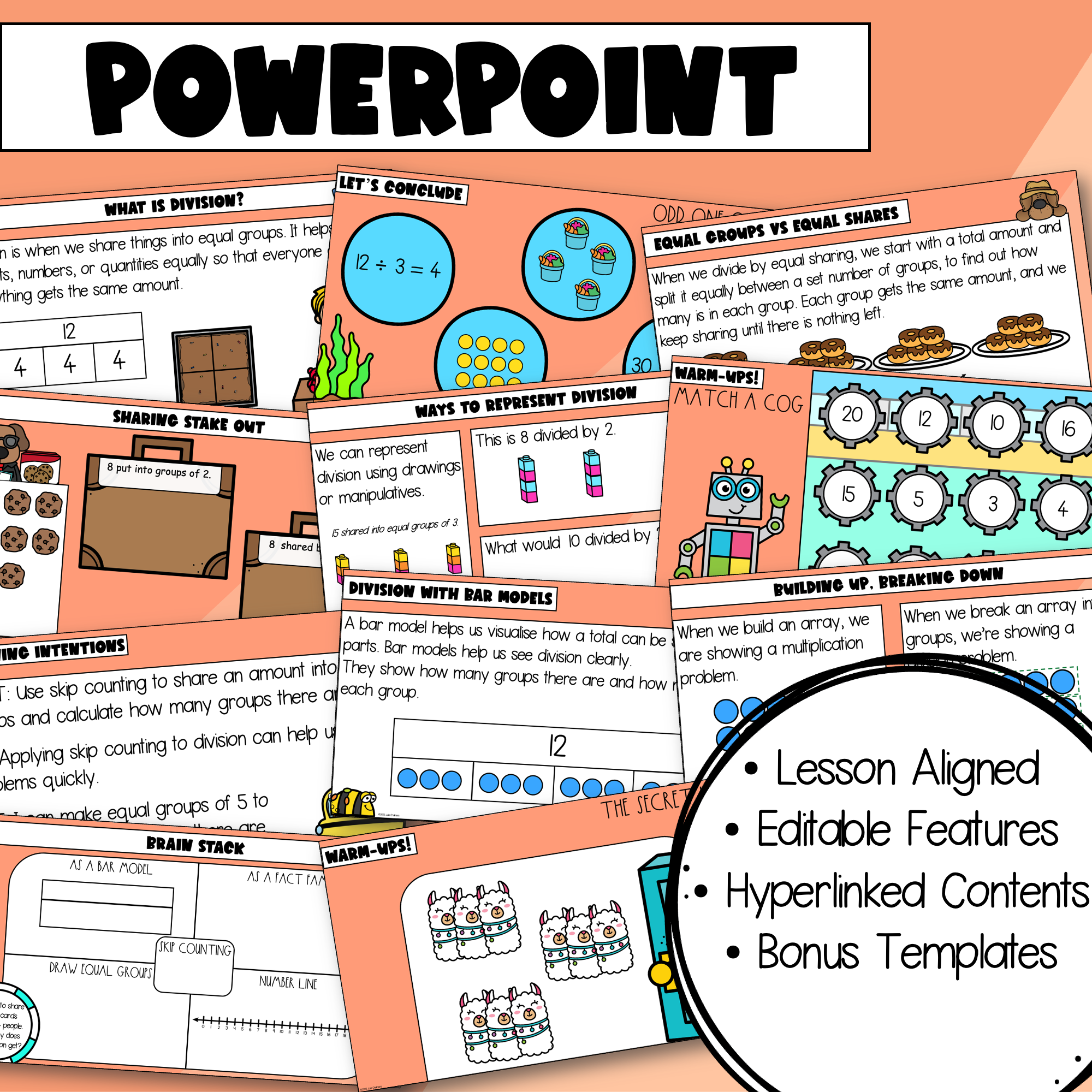 Division Math Unit | Year Two | Differentiated Lessons, Slide & Activities | Australian Curriculum - Image 3